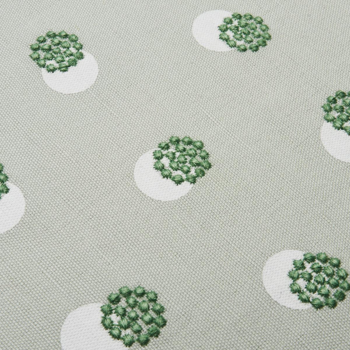 Taylor Embroidery - Green Fabrics | Schumacher