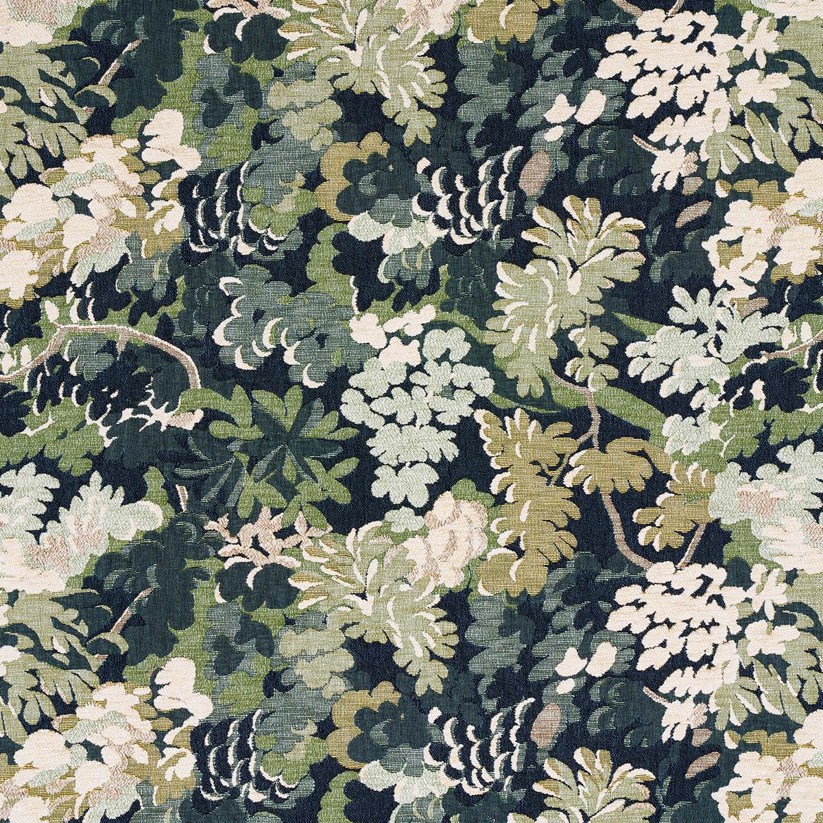 Verdure Tapestry - Peacock Fabrics | Schumacher