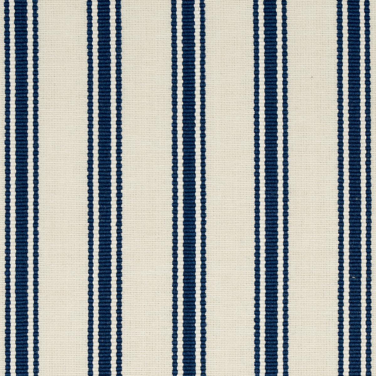 Marquet Ticking Stripe - Navy Fabrics | Schumacher