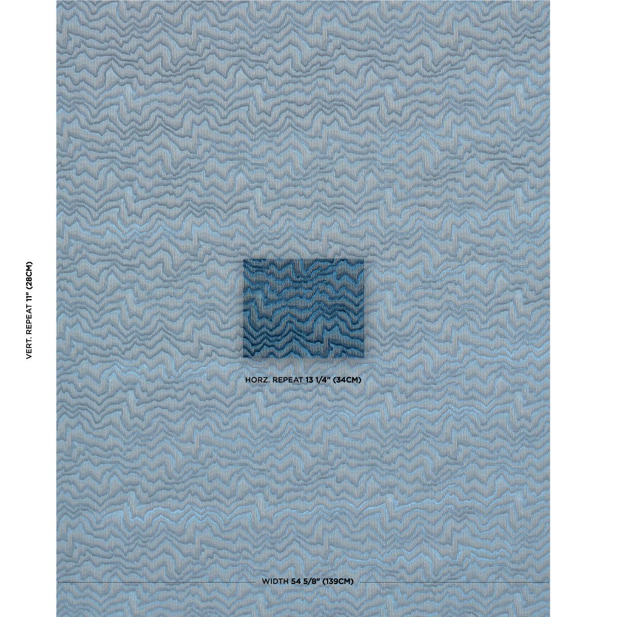 Zambezi Velvet - Slate Blue Fabrics | Schumacher