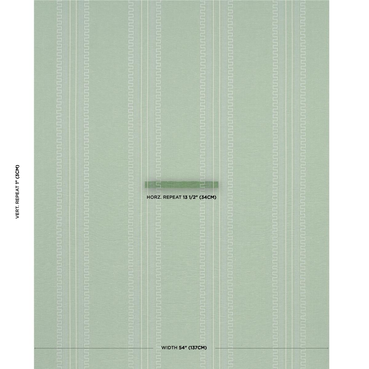Greco Stripe - Green Fabrics | Schumacher