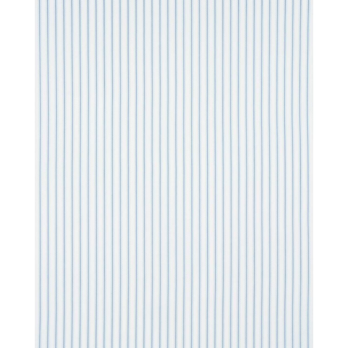 Birdie Ticking Stripe - China Blue Fabrics | Schumacher