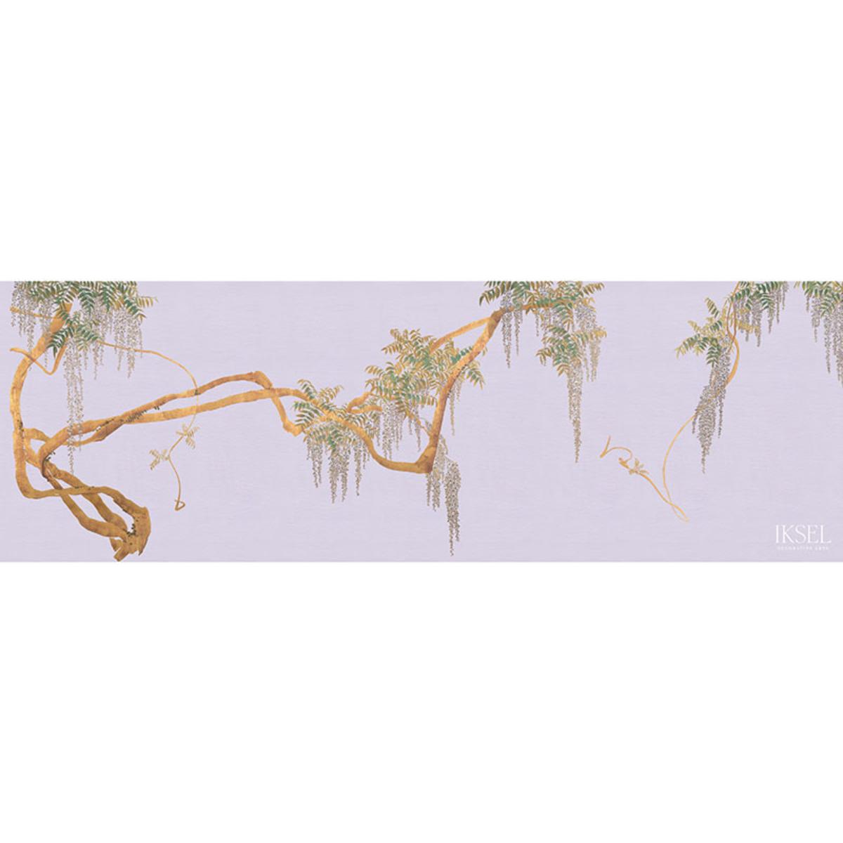 Edo Wisteria - Lilac Mauve Wallpapers | Schumacher