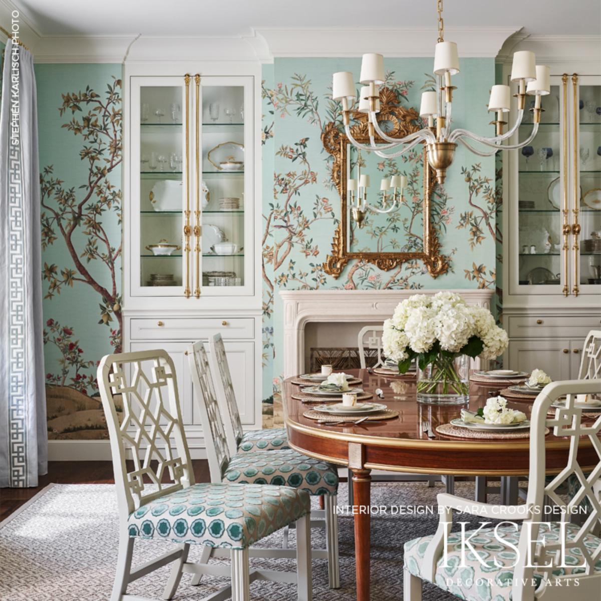 Imperial Garden - Celadon Wallpapers | Schumacher