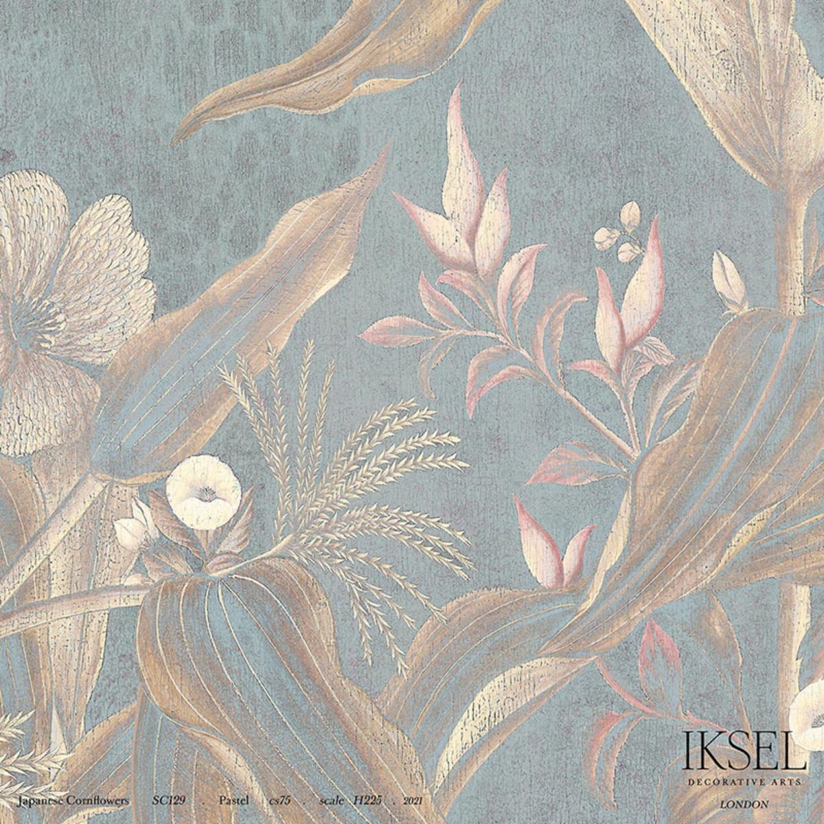Japanese Cornflowers - Pastel Wallpapers | Schumacher