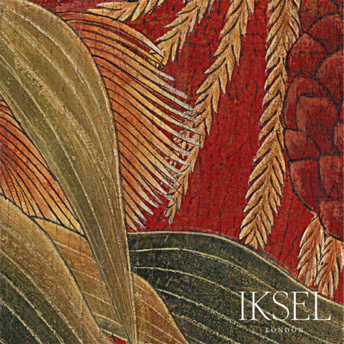 Japanese Cornflowers - Red Wallpapers | Schumacher