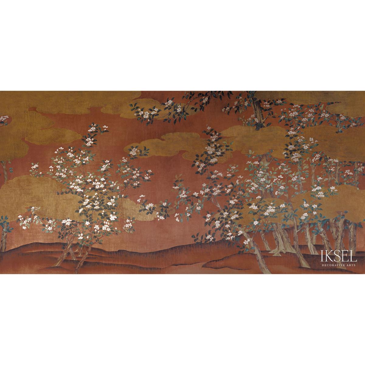 斎藤清「design made in 1954」 Safavid Boteh - Gold Fabrics | Schumacher