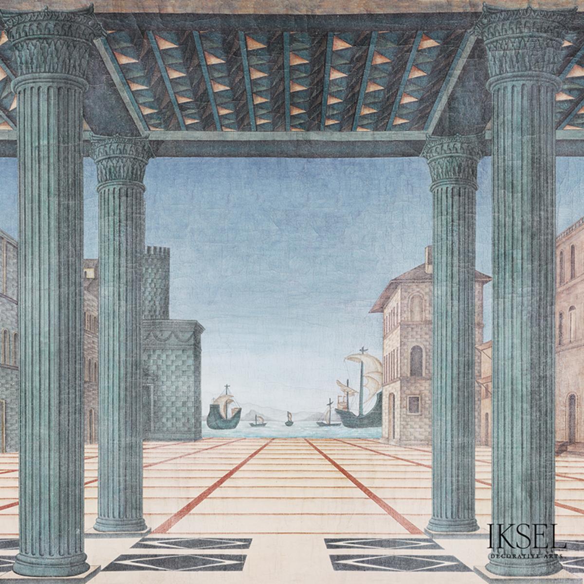 Brunelleschi Perspective - Multicolor Wallpapers | Schumacher