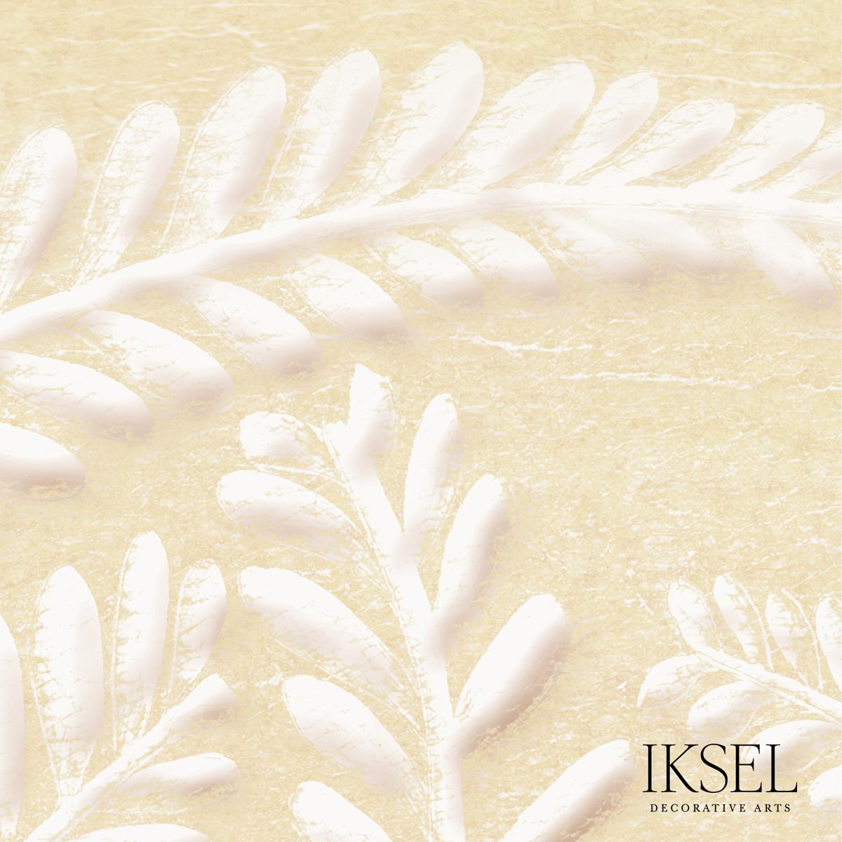 Art Deco Fern - Chamois Wallpapers | Schumacher