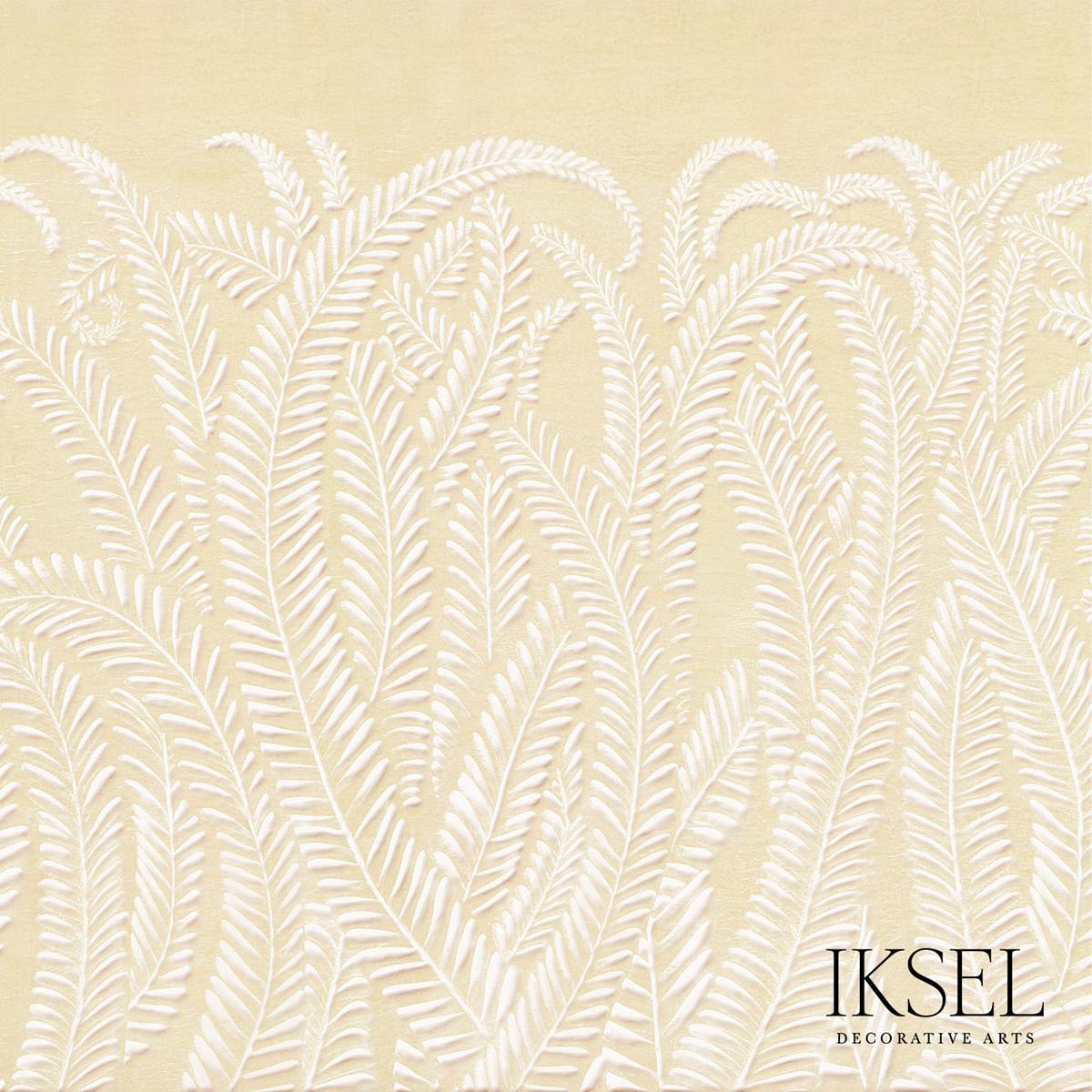 Art Deco Fern - Chamois Wallpapers | Schumacher