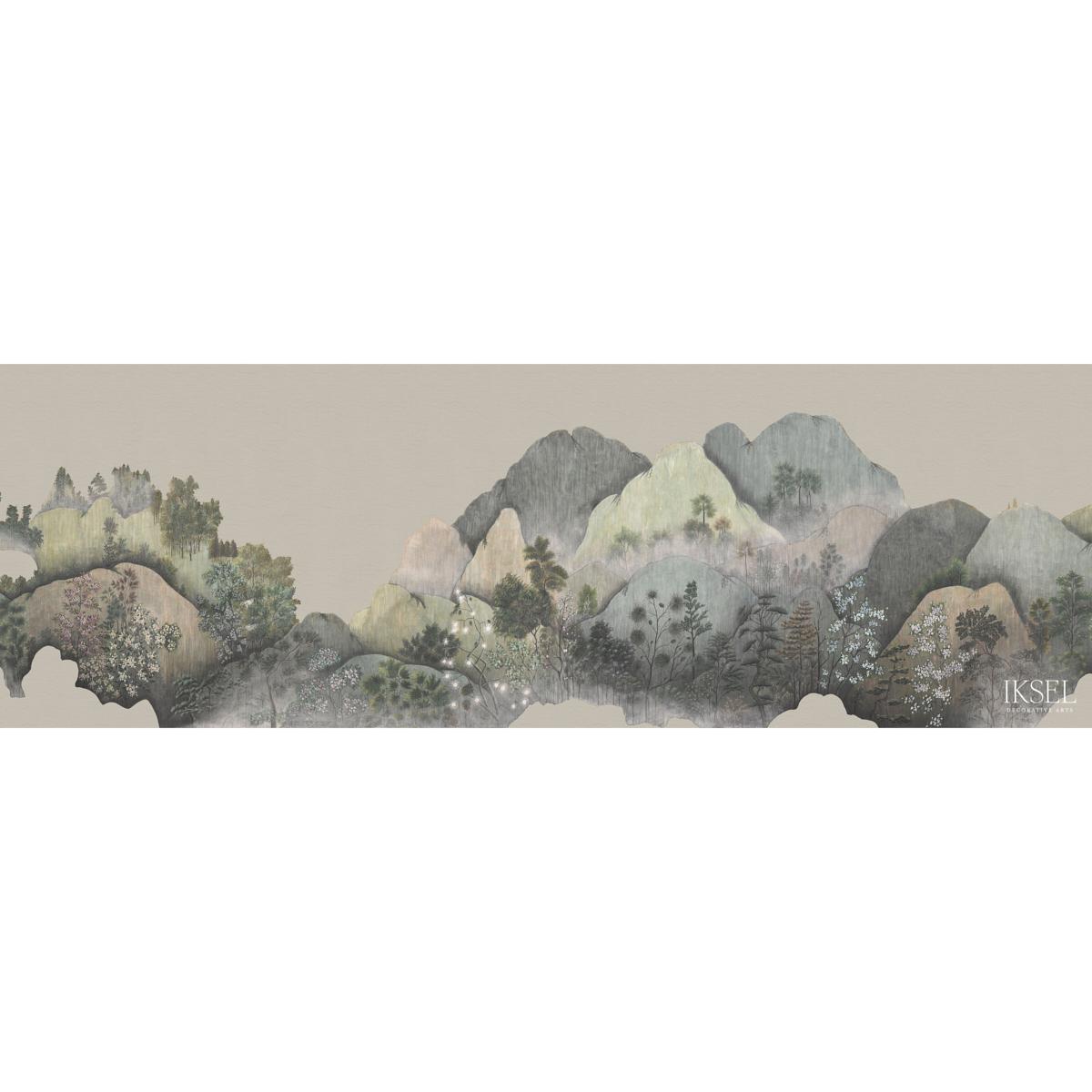 Japanese Mountains - Mist Wallpapers | Schumacher
