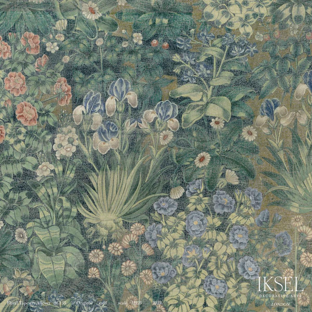 Floral Tapestry Allover - Original Wallpapers | Schumacher