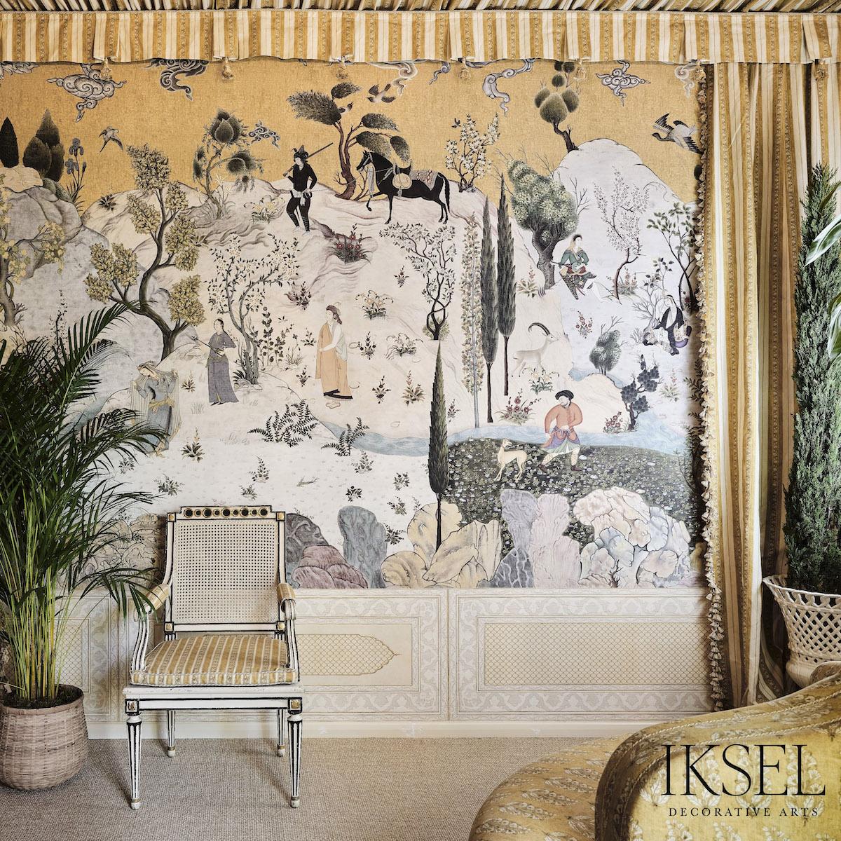 D-Safavid Reverie - Gouache Wallpapers | Schumacher