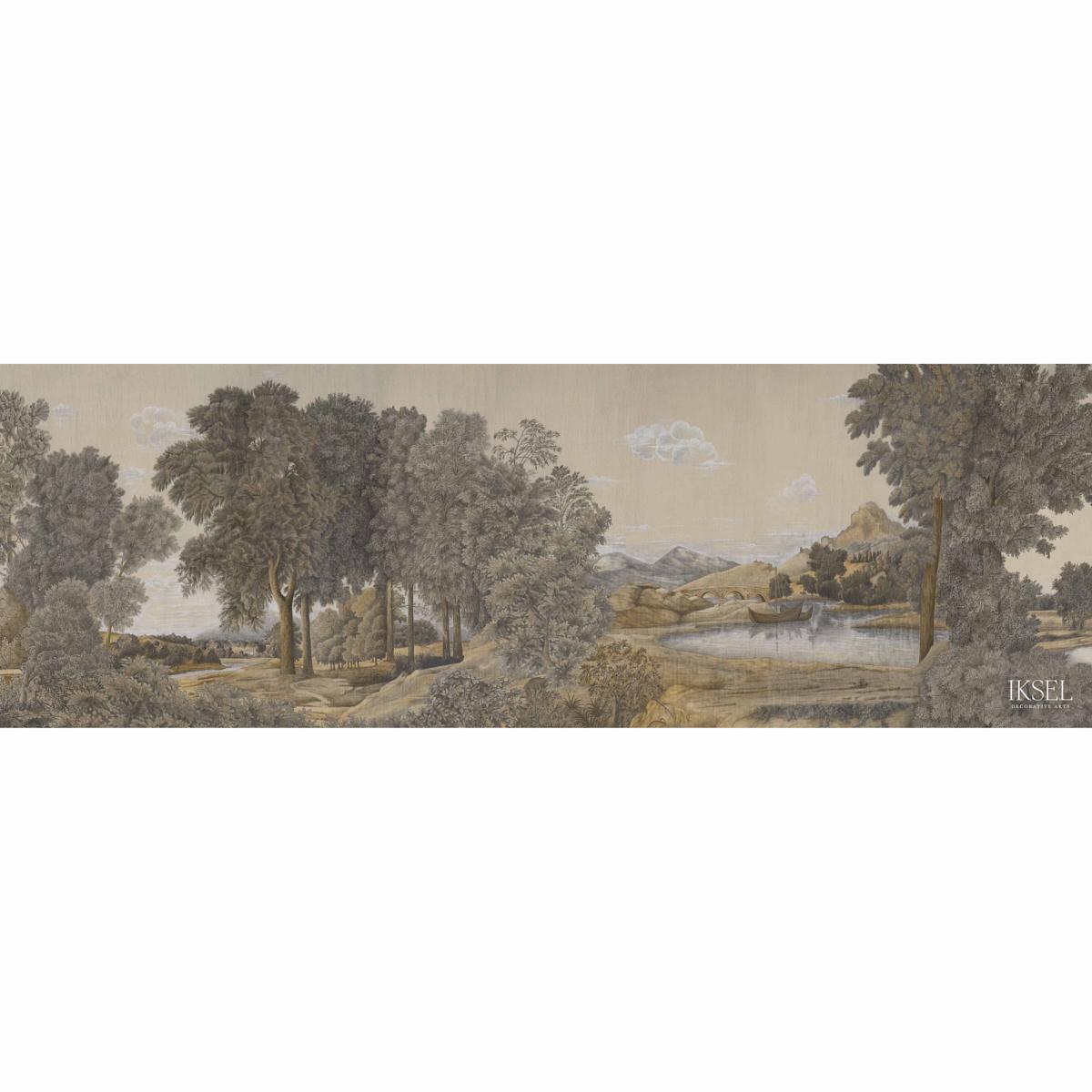Arcadian Promenade - Sepia Tones Wallpapers | Schumacher