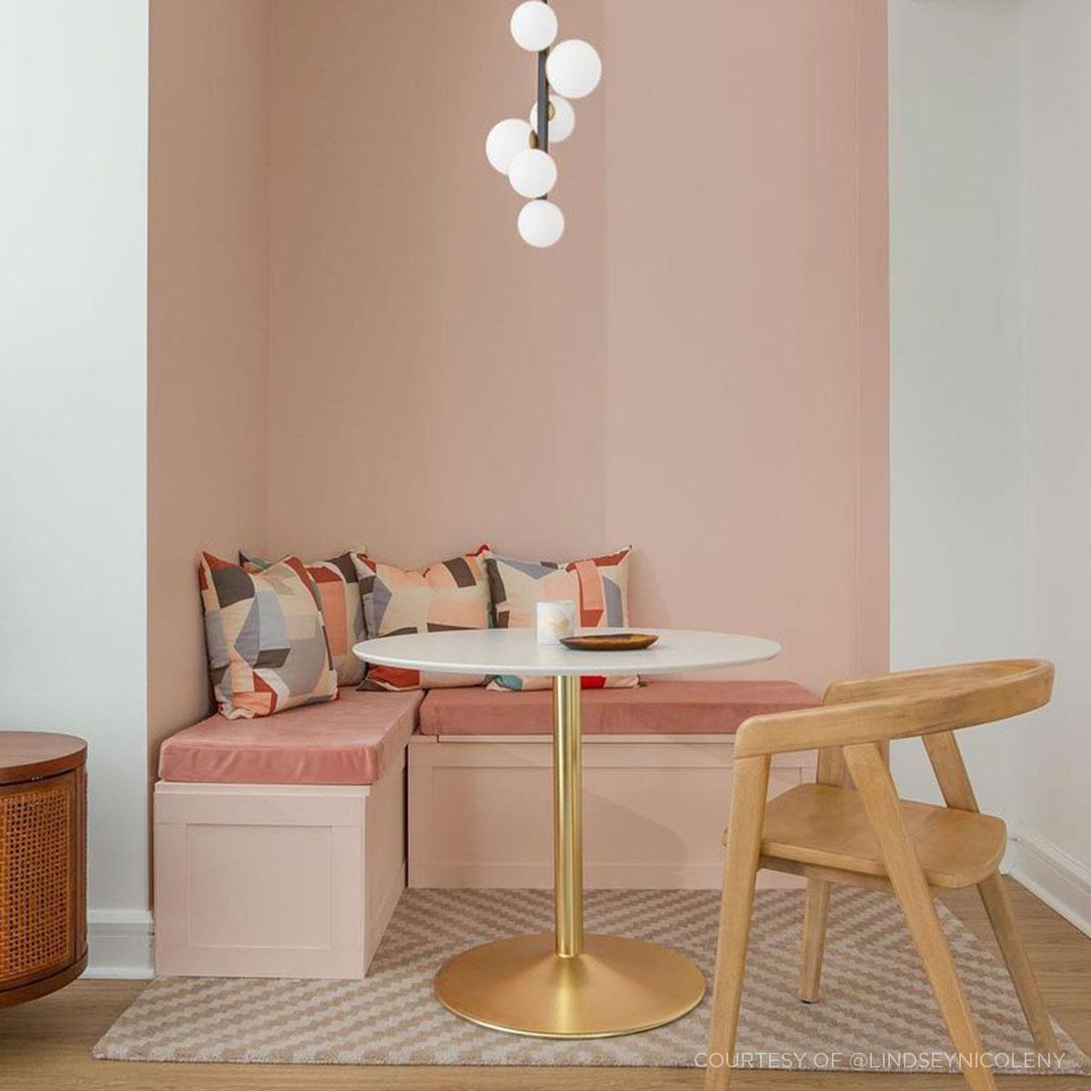 Modern Love - Warm, Muted Pink Paint | Schumacher, image size:1200x1200