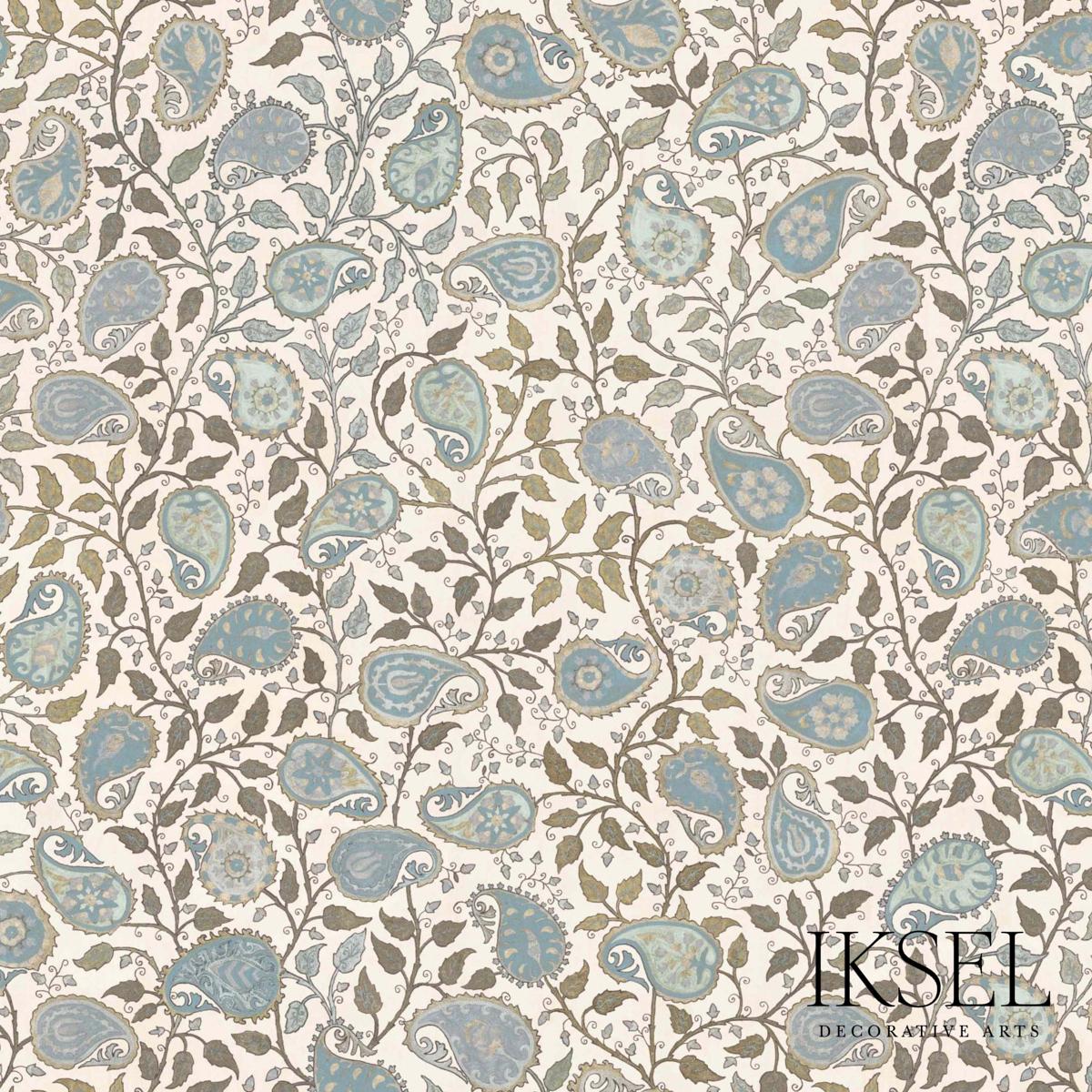 Suzani Paisley - Blues Fabrics | Schumacher