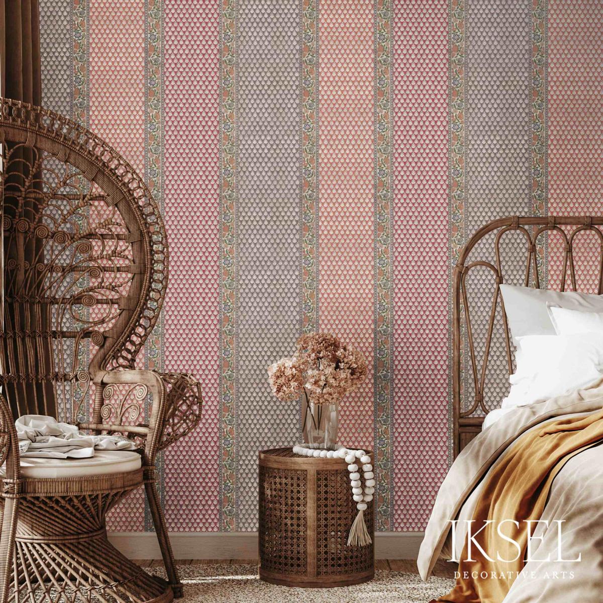 Kashan Stripe - Original Wallpapers | Schumacher