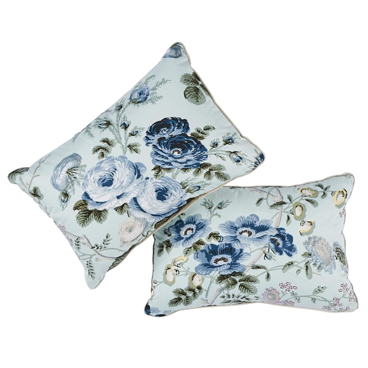 Salisbury Chintz Pillow - Celadon Pillows & Accessories