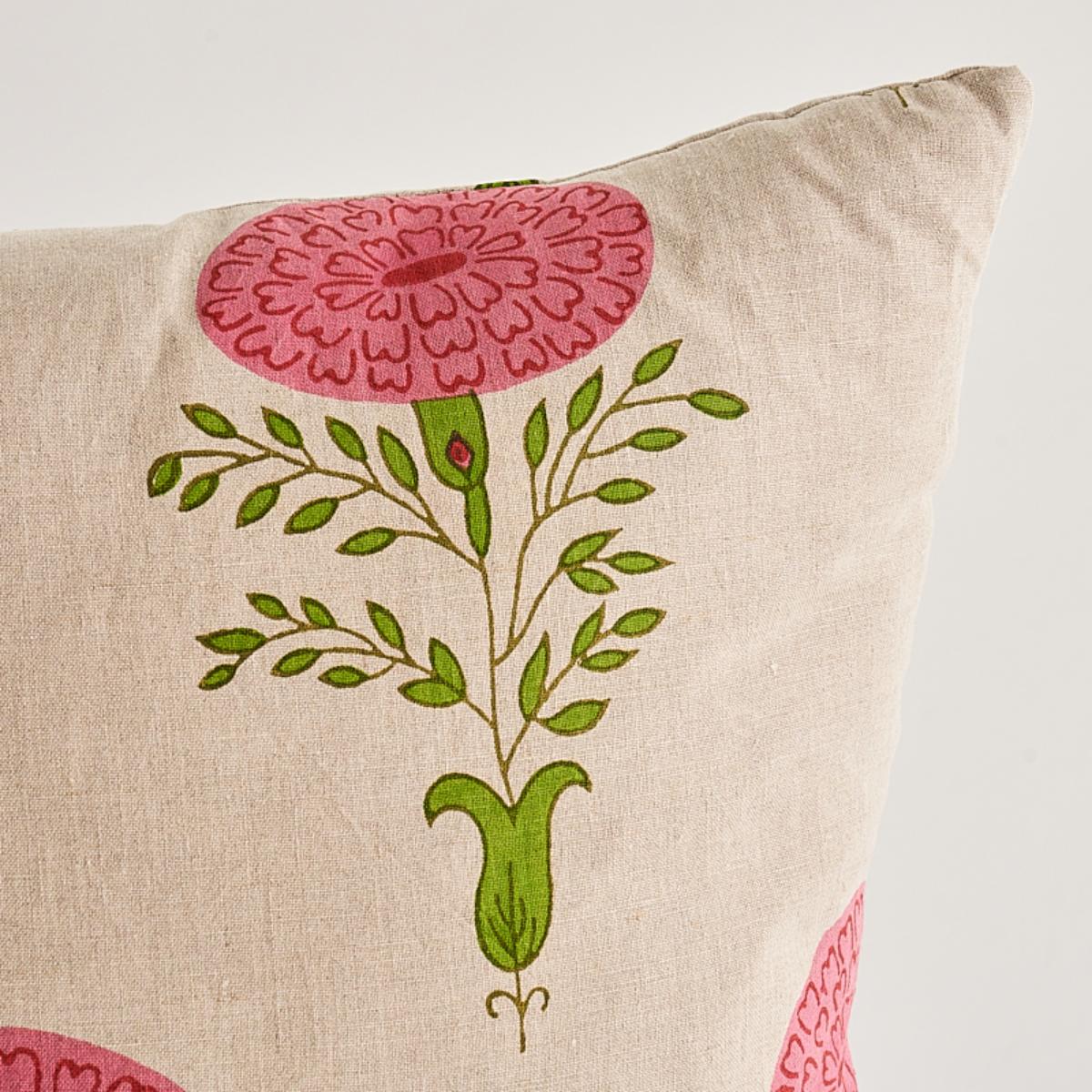 Marigold Pillow - Pink Pillows & Accessories | Schumacher