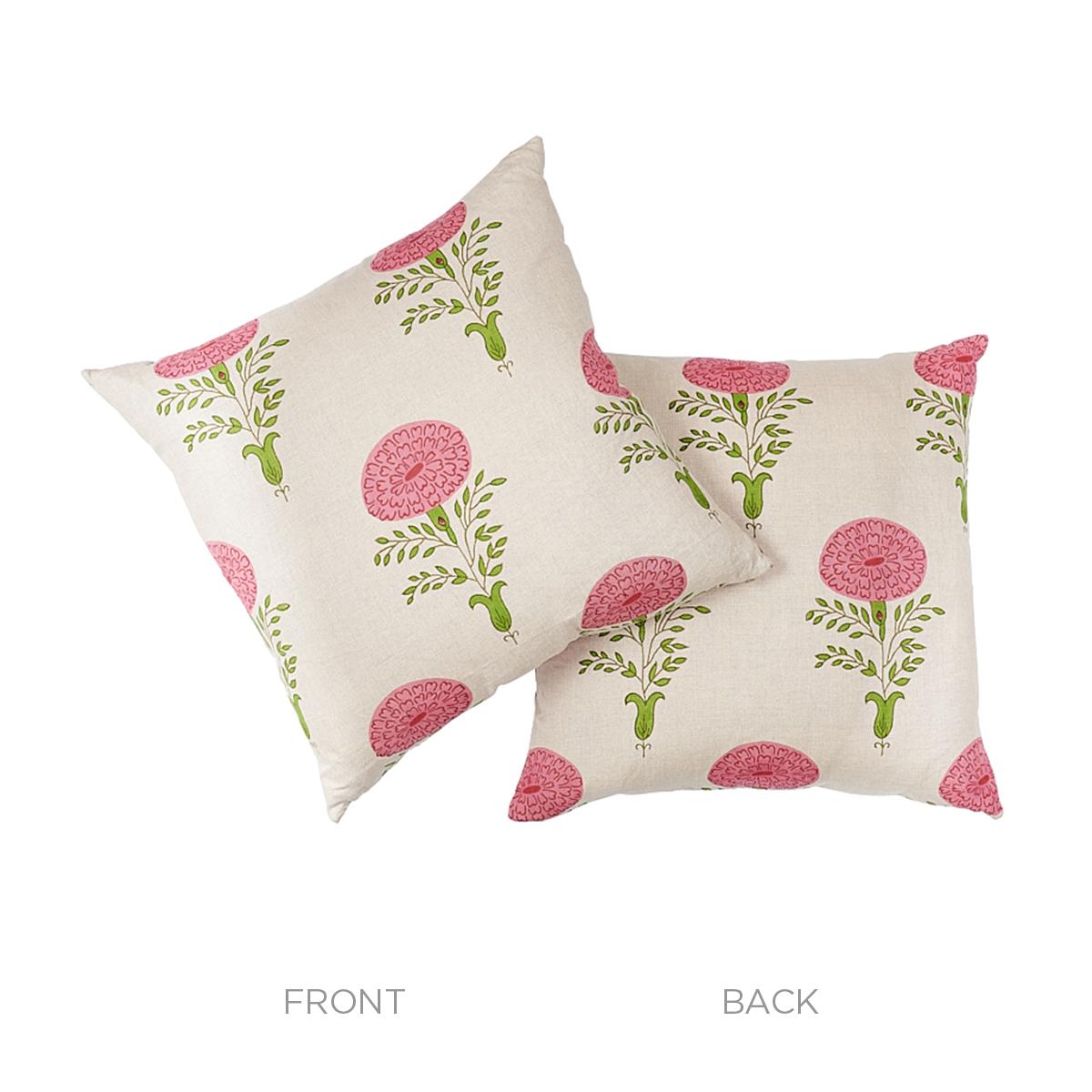 Marigold Pillow - Pink Pillows & Accessories | Schumacher