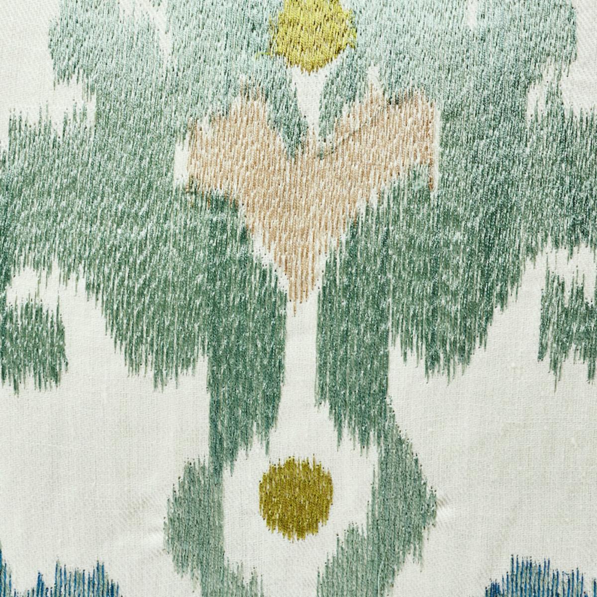 the pillows フライヤー 10枚 Abstract Square Pillow White Linen/Buff Velvet Applique